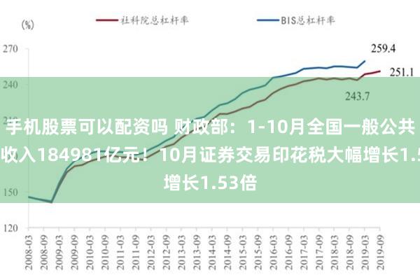 手机股票可以配资吗 财政部：1-10月全国一般公共预算收入184981亿元！10月证券交易印花税大幅增长1.53倍